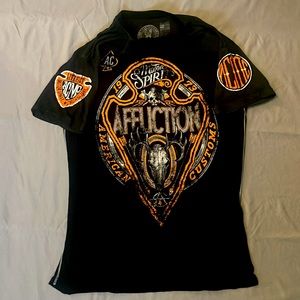 Men’s XXL Black Affliction T-Shirt
